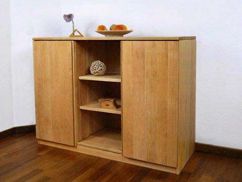 Sideboard mit 2 Türen und Regalteil Naturmöbel