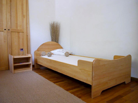 Jugendbett JANN  Biomöbel Erle massiv