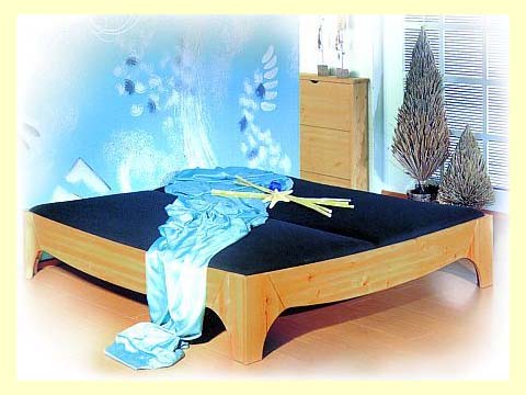 Naturbett DIVINA II Biomöbel Erle
