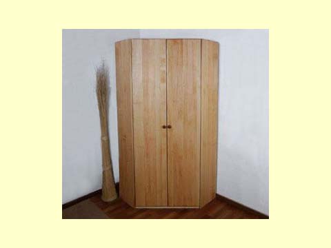 Naturmöbel Eckschrank Erle massiv