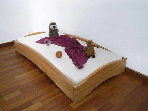 Kinder-Stapelbett PIPPINO - aus massiver Bio-Erle
